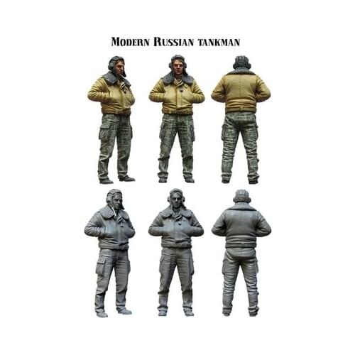 1:35 Ratio Die-cast Resin Russian Special Forces Soldiers 1 Figures Need To Be Assembled And Colored By Themselves