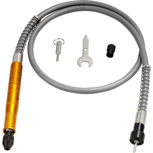 1/8 inch 3.175mm Flexible Shaft Adapter Attachment Flexible Power Drill Extension Cable for Rotary Grinder