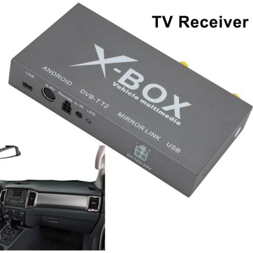 1 Set AT229B Car TV Receiver HD-compatible High Resolution Two Antenna Set-top Box TV Receiver Car Accessories for Automobiles