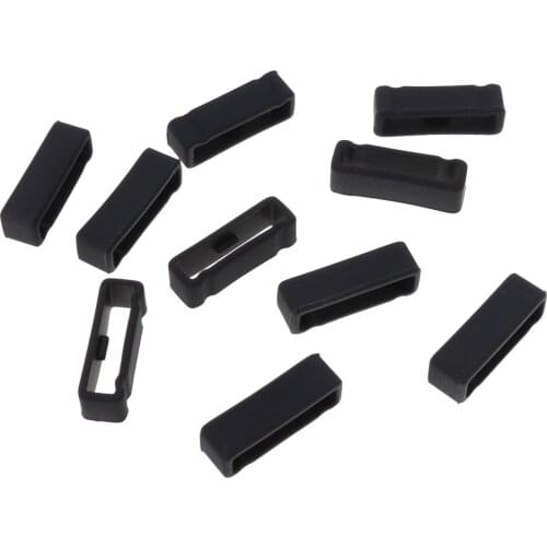 10 Pcs 26mm Nylon Watch Band Fastener Replacement Rings Buckle Security Loops Hodder Keepers Retainer Wristband Clasp