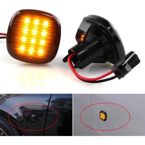 2pcs Smoked CANbus LED Car Side Marker Turn Signal Light For SEAT Cordoba 1999-2003 Facelift Ibiza Mk2 99-02 Facelift Leon Mk1
