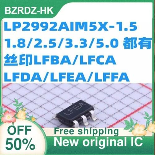 2PCS/lot LP2992AIM5X-1.5/1.8/2.5/3.3/5.0 LFBA/LFCA/LFDA/LFEA/LFFA New original IC
