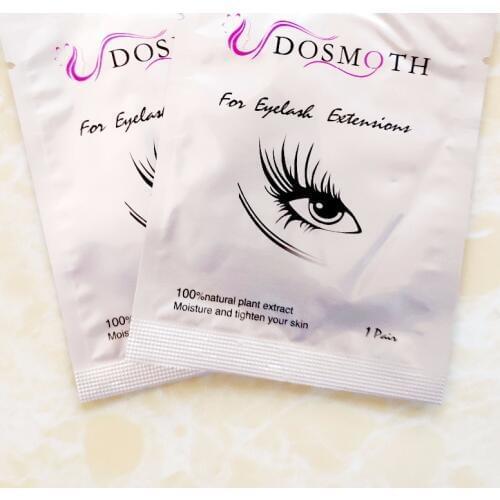 50 pairs silk eye pads, under eye patch,eyelash extension eye pads from south korea free shipping