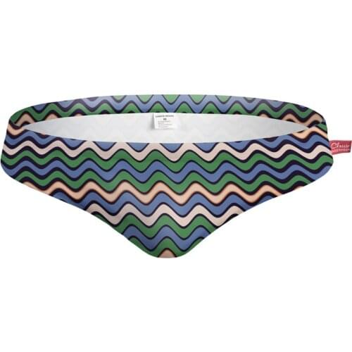 Australian mens low waist briefs stripe designs sexy fashion tie up beach swimming trunks mens hot spring swimsuit