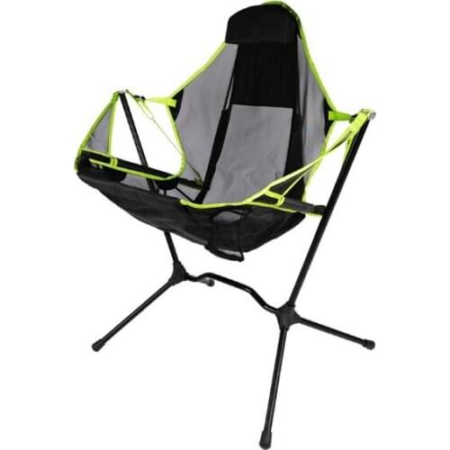 Caplide 7075 Moon Chair Recliner Outdoor Folding Chair Fishing Chair Extra Large Rocking Chair with Pillow