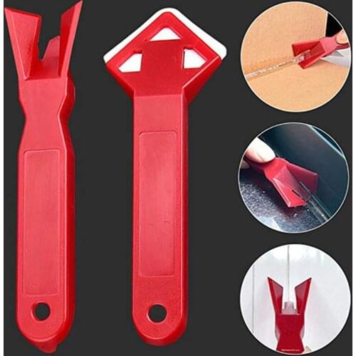 Eco-friendly Caulking Home Accessories Hand Filling Grout Scraper Silicone Negative Angle Sealant Smooth Spatula Tape