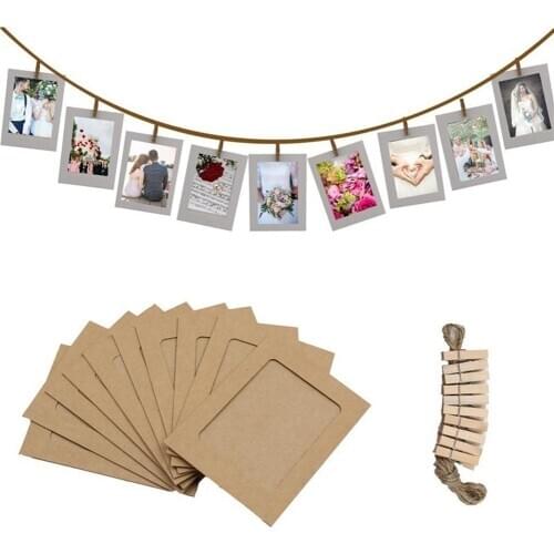New Style 220cm 6inch Photo Frame Clips Picture Holder Baby Shower Birthday Party Decor Home Livingroom Supplies Products