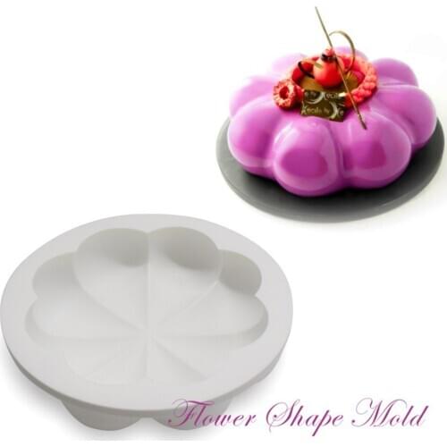 Ring Flower Silicone Mousse Cake Mould Sunflower Silicone Mold Dessert mousse mold Cake Decorating Tools