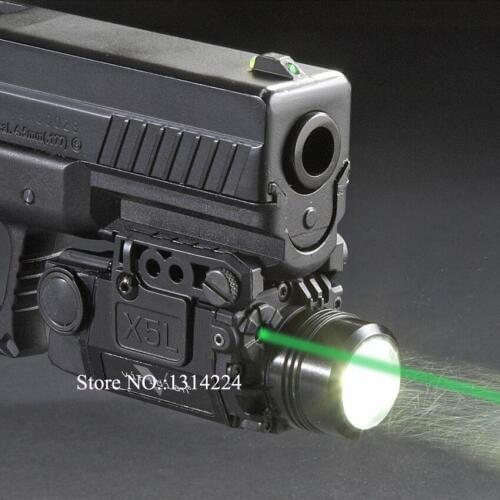 Tactical Weapon Light Laser Green Laser LED White Light with 3 Mode Switch for hunting GZ150095