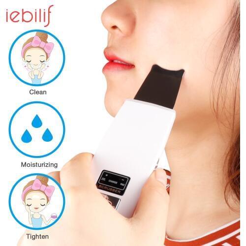 Ultrasonic Deep Peeling Face Cleaning Machine Skin Scrubber Blackhead Acne Removal Peeling Extractor Skin Beauty Device