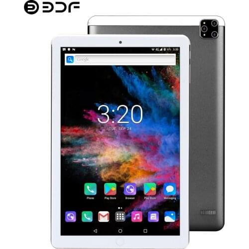 BDF A10 Global Version 10.1" Android 9.0 Tablet SC9863A Octa Core 4G Network Dual SIM Rear Camera GPS Wifi Type-C Tablet PC