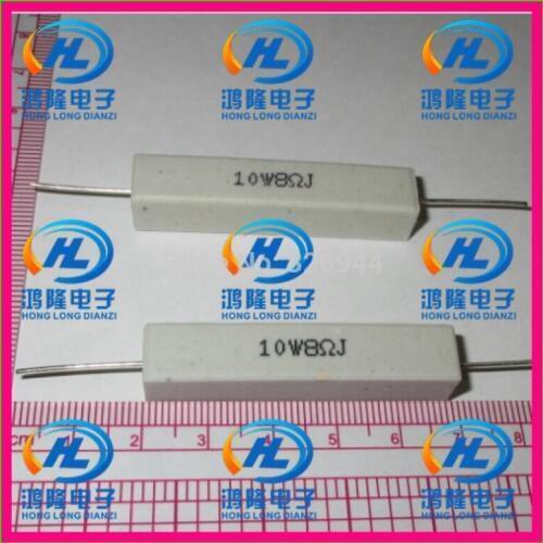 10pcs/lot) 10W 8 ohm +/-5% / 10W 8 ohm 5% / 10W 8RJ