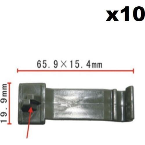 10x For Honda Water-jet pipe clip / Nylon Retainer Clip / Water jet pipe clips Brand New