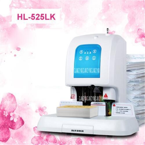 220V/50 Hz HL-525LK Automatic reviting tube binding machine Smart touch Hot Financial binding machine 50mm binding thickness