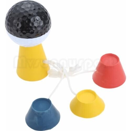 4Pcs Golf Playing Game Rubber Winter Golf Tees Golf Equip Golf Ball Holder Kit