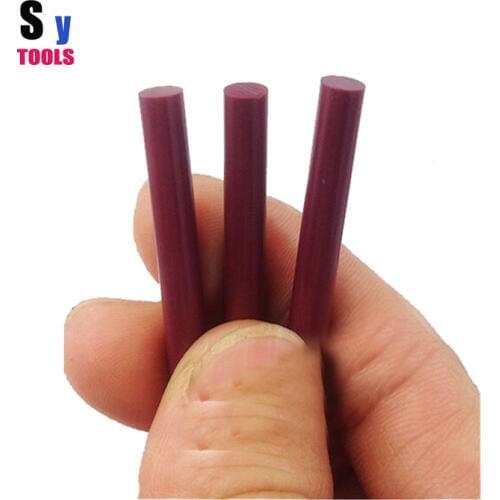 100*2mm cylinder ruby Oil whetstone 3000# For Tungsten steel alloy steel Hard material polishing Knife blade sharpener -1 piece