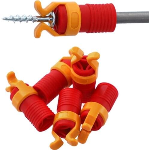 Screw Holder Clamper ABS Plastic Screw Holder Bit Plastic Clip Screw Wire Gripper Universal Fixing Sleeve Woodworking Tool Part