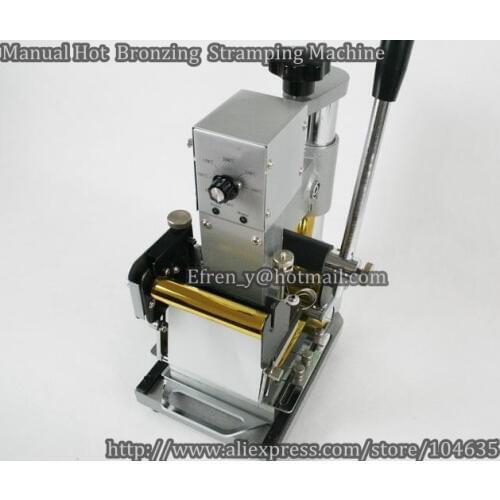 Guaranteed 100% New Manual Hot Foil Stamping Tipper Bronzing Machine,Golden Press Heat Printer Stamping Machine FOR PVC CARD
