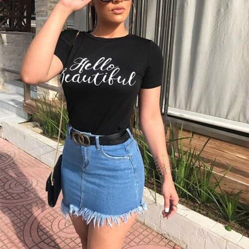 Cotton Tassel Zip Elastic Jeans Skirt Women Summer Denim Skinny High Waist Denim Skirts Women Bodycon Mini Skirt 2021 Streetwear