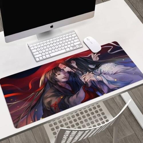 Gaming Mousepad Anime MO DAO ZU SHI Mouse Pad Gamer Paly Mat For PC Laptop Desk Pad Mat XXL Rubber Keyboard Carpet 900x400