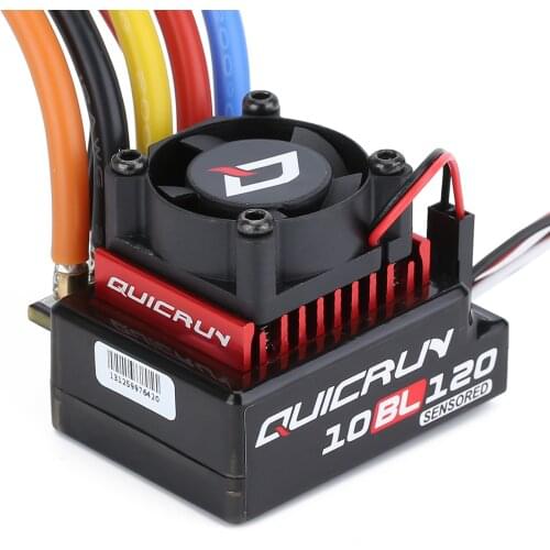 RC Car Hobbywing QUICRUN 60A 120A Sensored Brushless ESC Speed Controller for 1/10 Touring Buggy Truck 10BL60 10BL120