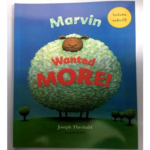 Marvin Wanted More By Joseph Theobald Educational English Picture Book Learning Card Story Book For Baby Kids Children Gifts