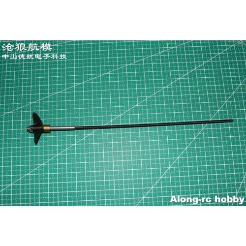 Free shipping RC model boats spare part-2PCS 35mm PROPELLER and shaft for Volantex 792-5 v792-5 Vector SR65 Racing RC Boat