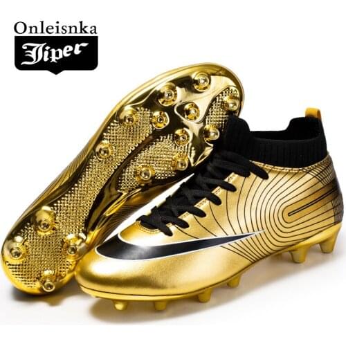 Men Soccer Shoes Kids Football Boots Women Breathable Soccer Cleats Antiskid Chaussure Football Shoes Outdoor Football Shoes