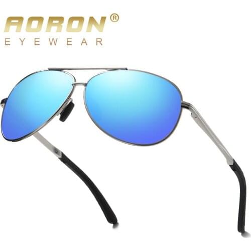 Men Aluminum Polarized Sunglasses Aviation Sun Glasses Vintage Classic Rays Brand Designer Goggle UV400 Driving Shades for Men