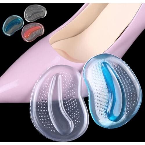 6pcs=3pairs Silicone Forefoot Pads Foot Care Tool Shoe Patch Insoles Inserts Massager High Heels Anti-Slip Pain Relief Foot Care