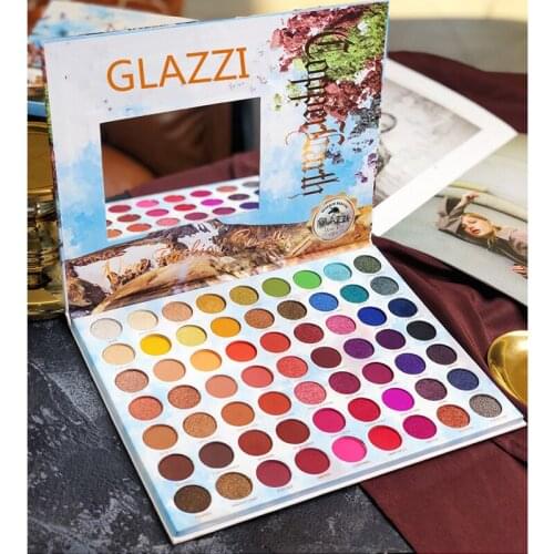 63 Colors Oil Painting Eyeshadow Palette Glitter Shimmer Eye Shadow Powder Matte Glitter Eyeshadow Palette Cosmetic Makeup