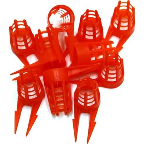 50pcs King Cells Plastic Bee Queen Cages Cell Cover Cap Protective Cellular Tool Beekeeping Supplies Bees Tools ratu lebah sales