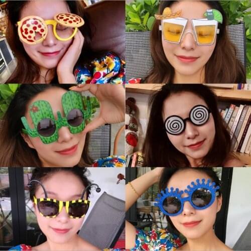 Birthday Picnic Party Holiday Party Family Party Creative Modeling Birthday Party Personality Funny Glasses Party Decoration