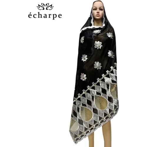 Sales Scarf ! 100% Cotton Scarf African Women Hijab Scarf Dubai Scarf on Wholesale price EC1016