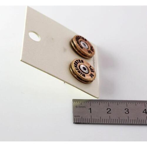 New Punk Alloy Geo Studs Earrings For Women Chunky Alloy Letters Post Earrings Fashion Jewelry Pendientes