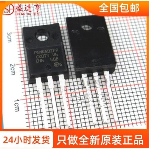 10Pcs/Lot STP5NK50ZFP P5NK50ZFP 4.4A 500V TO220F DIP MOSFET Transistor