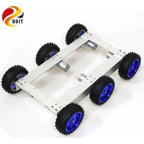 C6 6wd Smart Car Chassis Kit 6 Motor Drive Mobile Robot for Project Development Electronic Competition Graduation Design