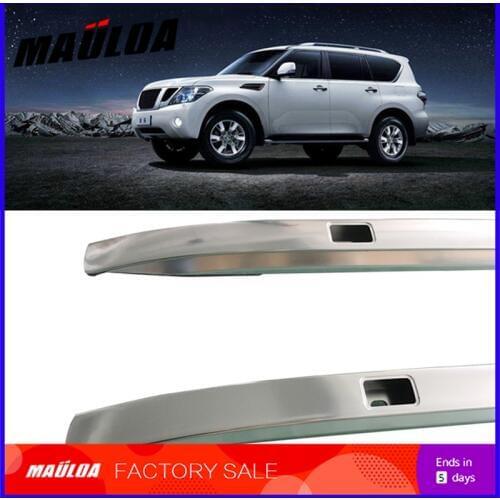 High quality Aluminium alloy screw install side rail bar roof rack for patrol 2017 2018