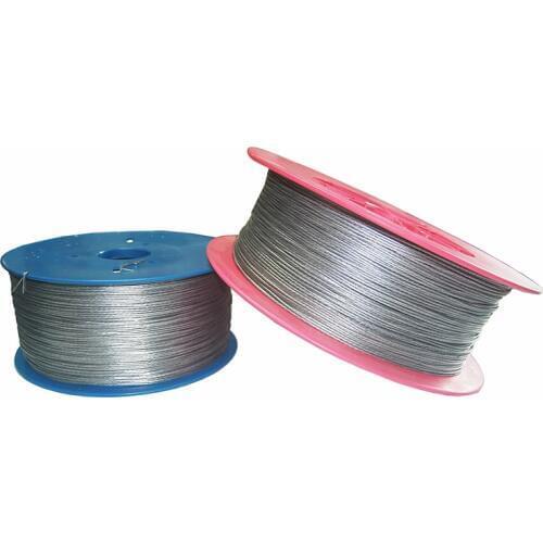 1000 Meters 2mm Electric Fence Wire For Electronic Fence Accessories High Voltage Pulse Power Line Multiply Aluminum Alloy Wire