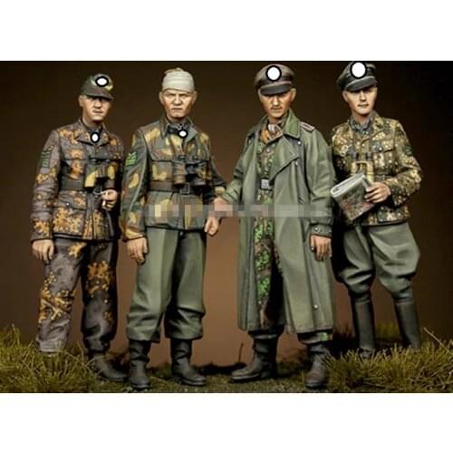 1/35 Resin Figure Model kits 4 figures Unassambled Unpainted 1174