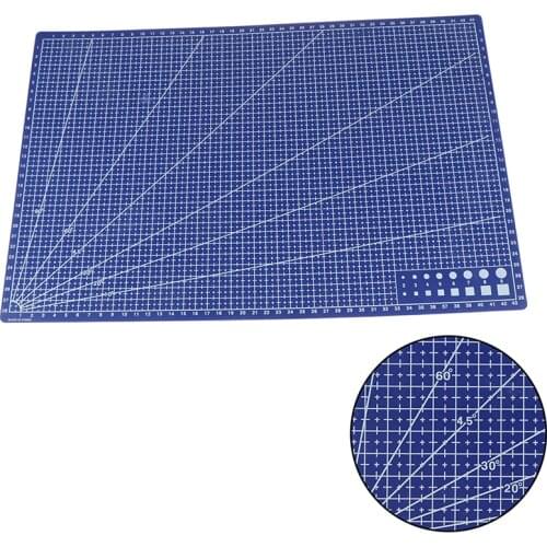 1Pcs A3 Pvc Rectangular Cutting Mat Grid Line Tool Plastic 45cm x30cm