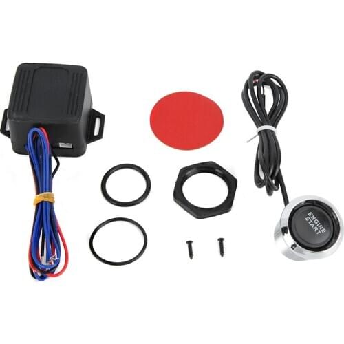 12V durable Blue Engine Start Button Car Engine Start Stop Push Button Ignition Starter Kit Auto Modification Accessory
