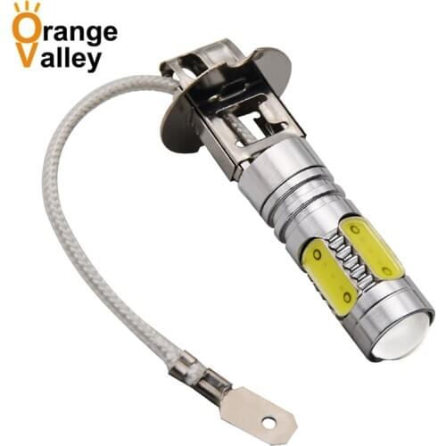 50Pcs Energy Saving H1 H3 880 881 LED Car Auto Fog Lights Lamp Bulb Super Bright COB DC 12V
