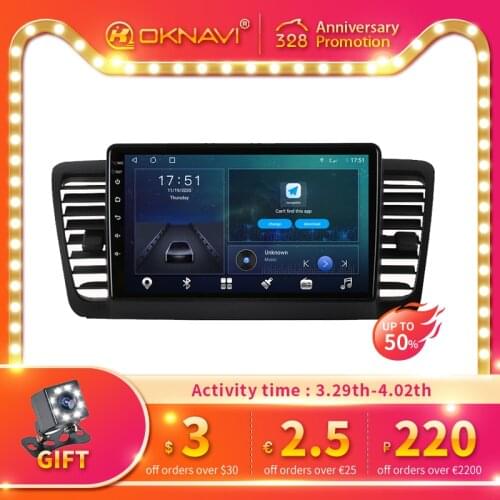Autoradio for Subaru Outback Legacy 2004-2009 Car Radio Multimedia DVD Player 2 Din GPS Navigation Android 10 Carplay Bluetooth