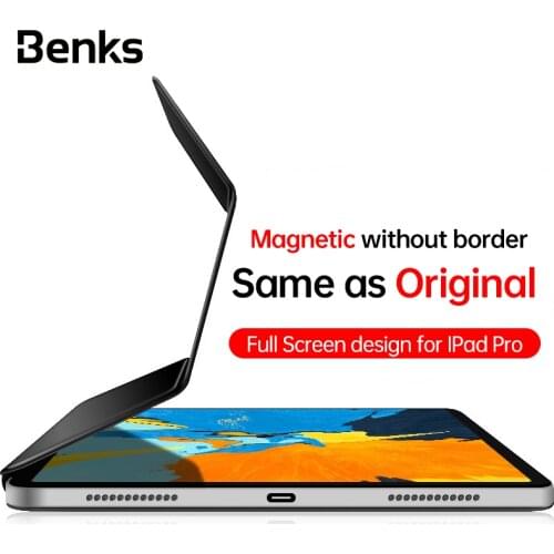 Benks Double-Sided Magnetic Protector Cover For IPad Pro 11 12.9 Inch 2020 2021 Air4 10.9 Ultra-Slim Flip Bracket Shell Case