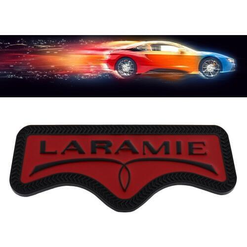 Black Red LARAMIE for Ram 1500 2500 Trunk Lid Tailgate Emblem Decal Badge Sticker