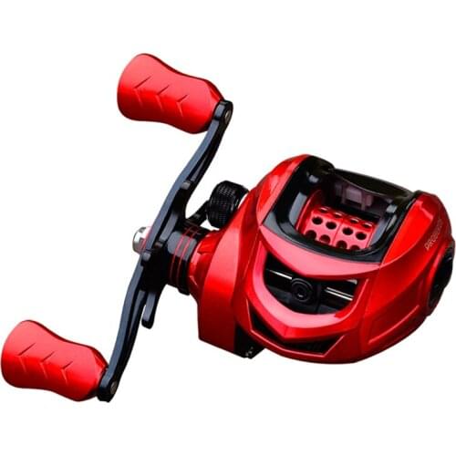18+1 Fishing Reel Compact Design Water Drop Wheel Fishing Wheel 7.1:1 High Speed Ratio Number Of Bearings Water Drop Wheel