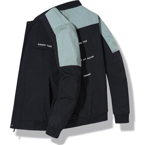 QSuper Autumn&Spring Mens Hip Hop Jacket Industrial Cloth Fashion Handsome Trend Men Coat Street Wear Man Brand Clothing New