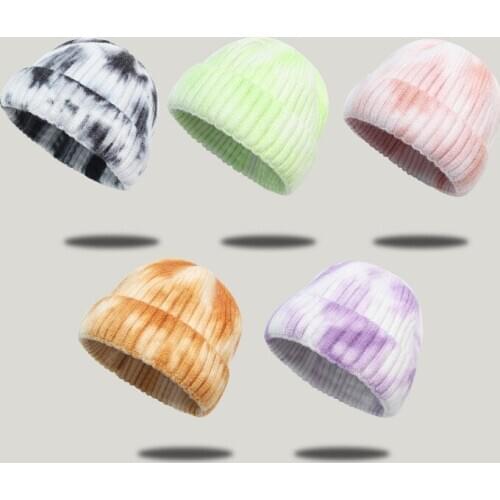 2020 cotton color Thicken knitted hat winter warm hat Skullies cap beanie hat for men and women 129