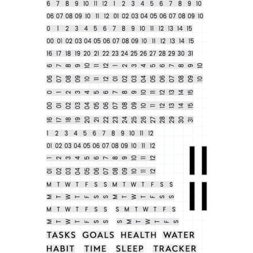 Months Transparent Clear Silicone Stamp/Seal for DIY scrapbooking/photo album Decorative clear stamp 066